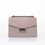 Geanta dama de umar din piele naturala DiAmanti Asti Rose Taupe Scuro Geanta dama de umar din piele naturala DiAmanti Asti Rose Taupe Scuro